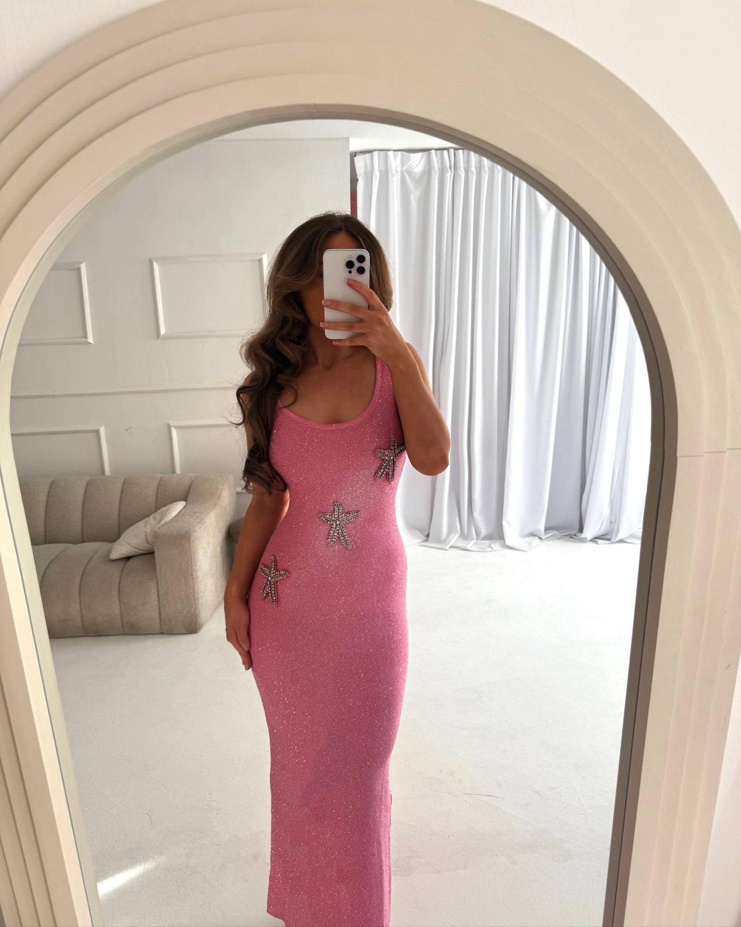 Ariel Maxi Pink STARFISH Dress