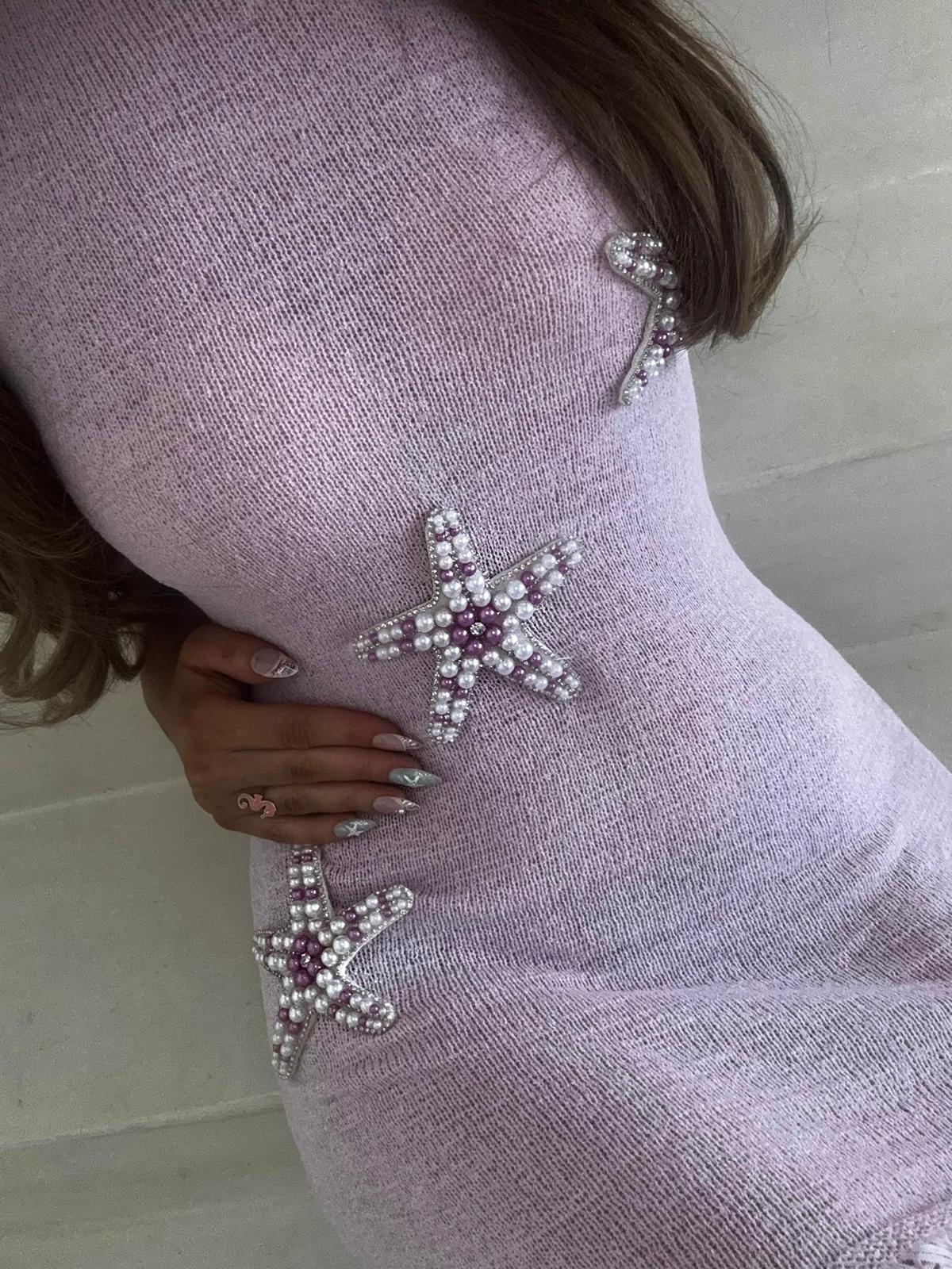 Melody Lilac Mini Dress