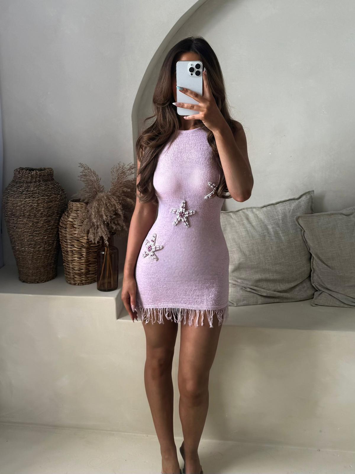 Melody Lilac Mini Dress