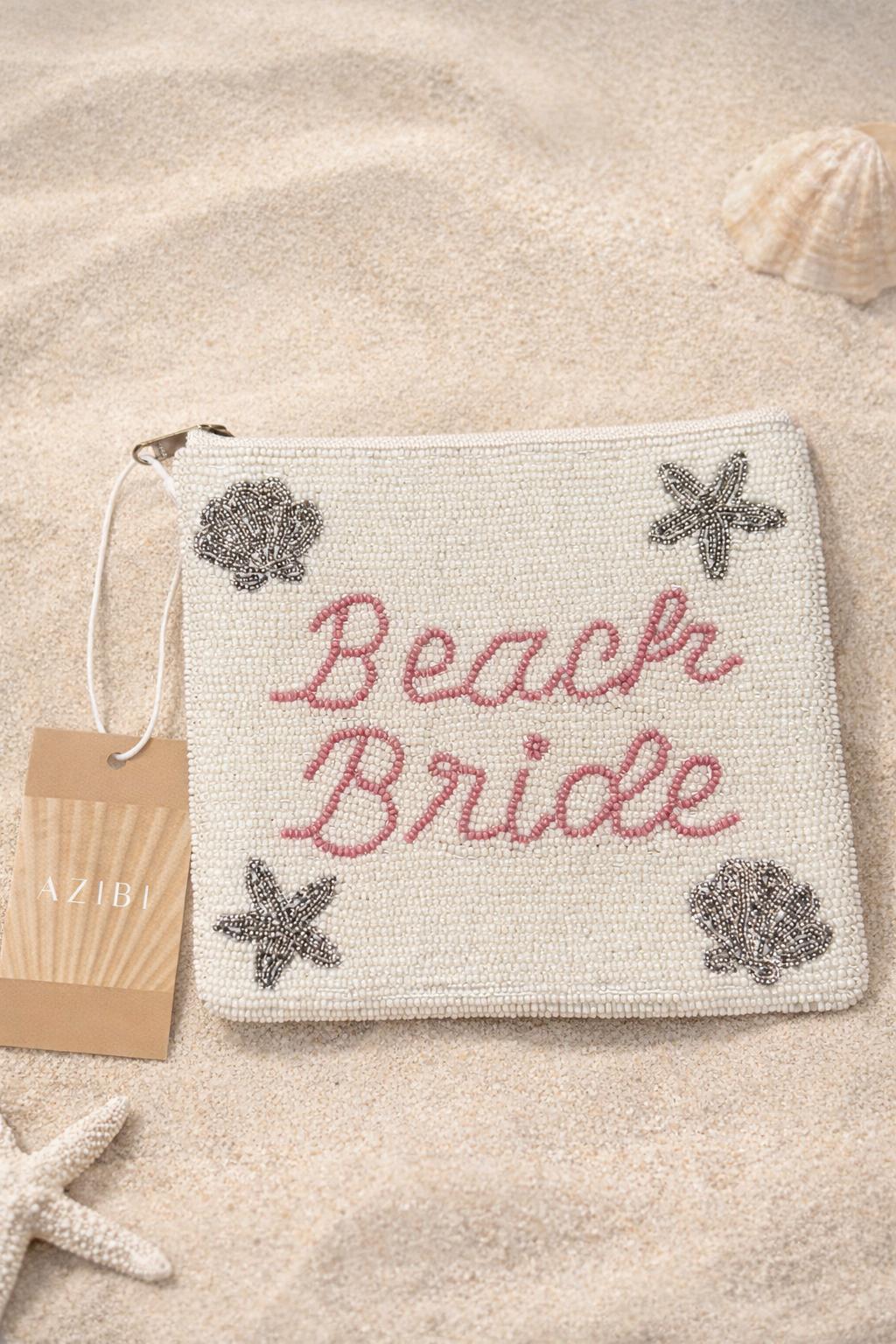 Beach Bride Hand-Embellished Clutch Bag