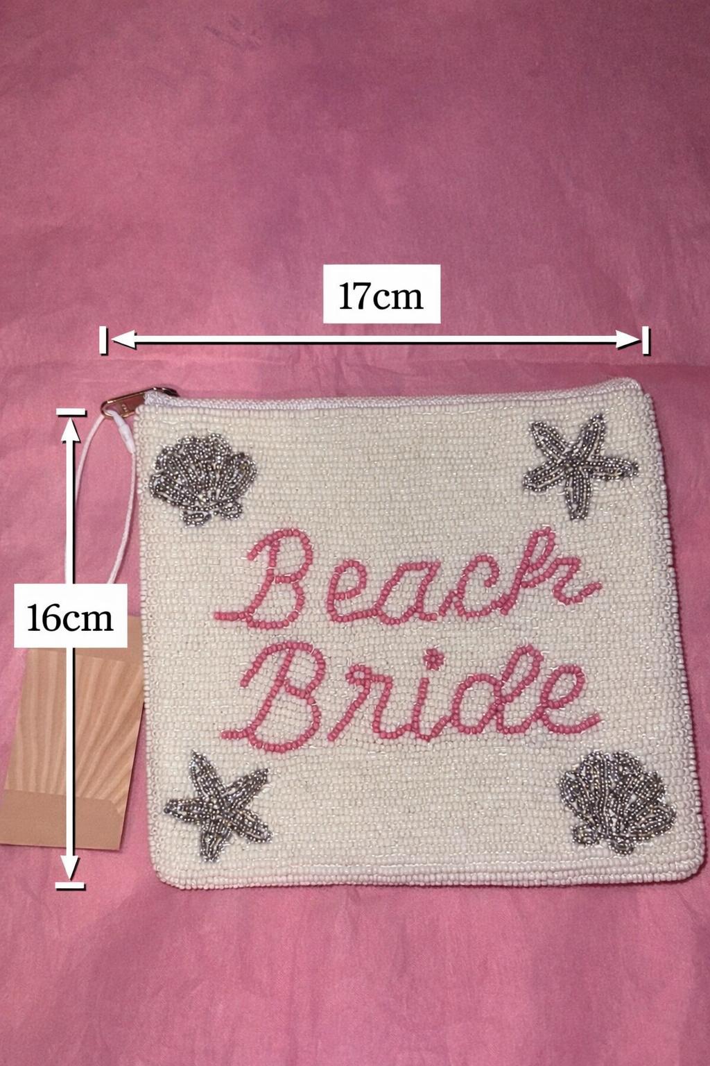 Beach Bride Hand-Embellished Clutch Bag