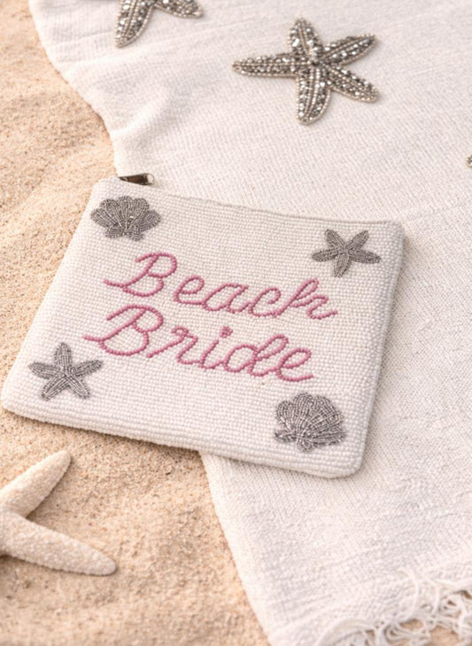 Beach Bride Hand-Embellished Clutch Bag