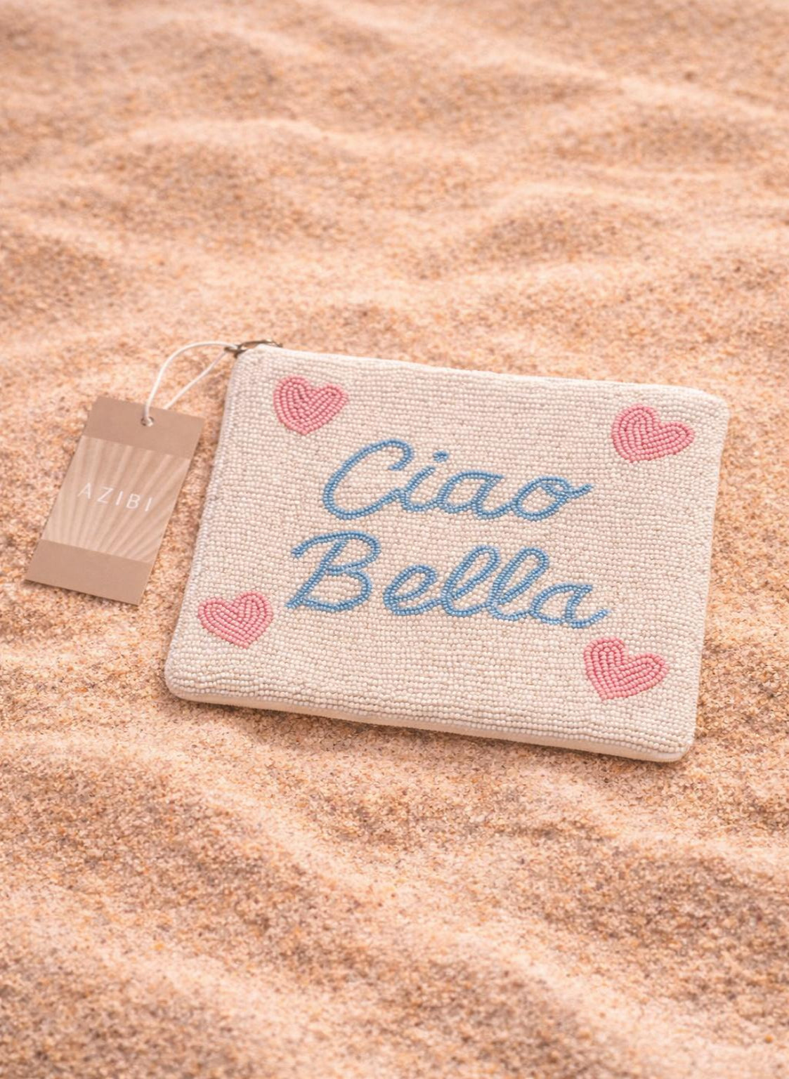 Ciao Bella Hand-Embellished Clutch Bag