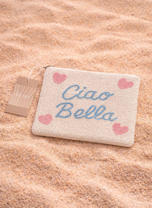 Ciao Bella Hand-Embellished Clutch Bag