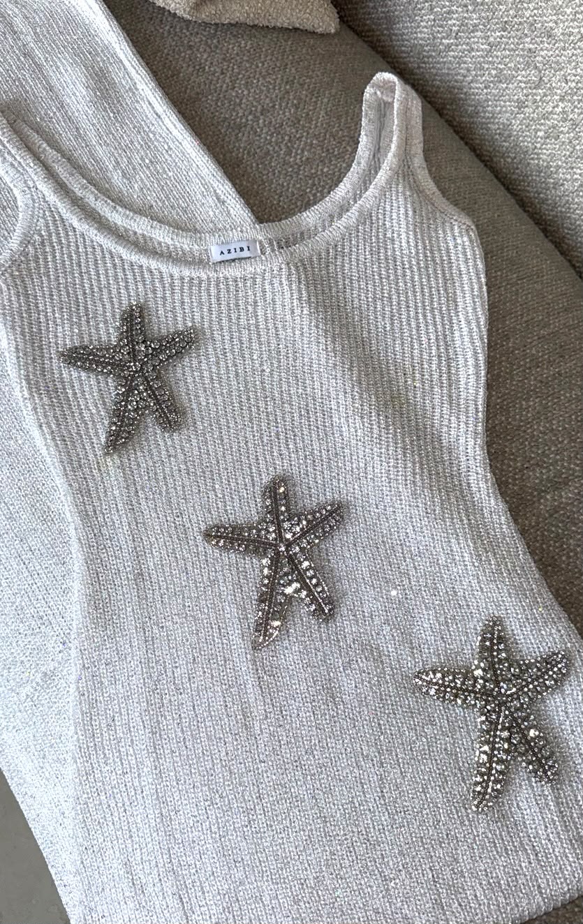 Ariel Maxi White Starfish Dress